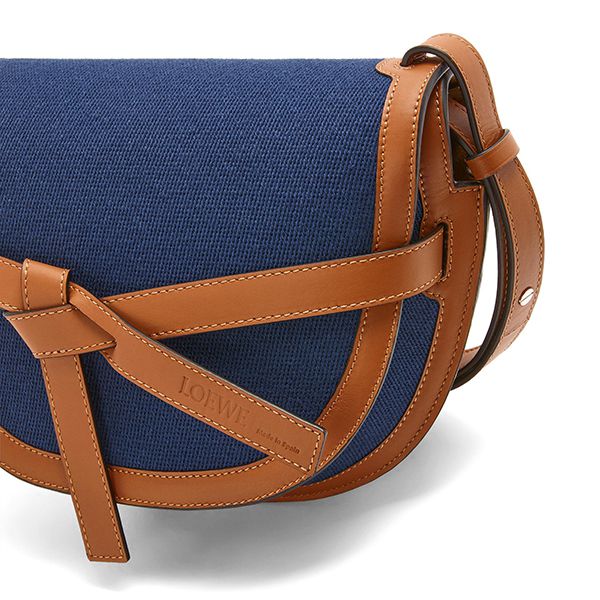 【ロエベ】ゲートバッグ スモール コピー (キャンバス&カーフ) A650T20X34